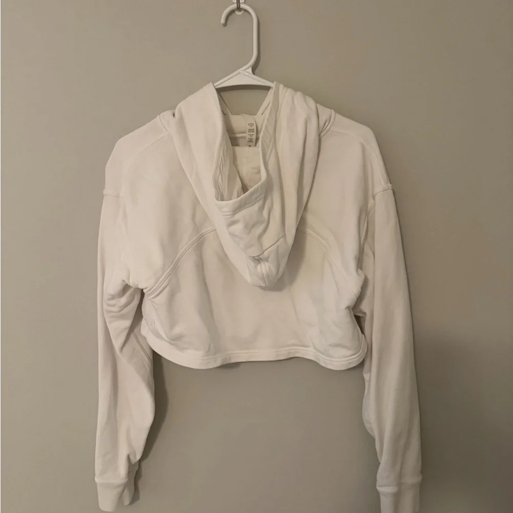 lululemon athletica Cropped White Hoodie - Picture 2 of 4